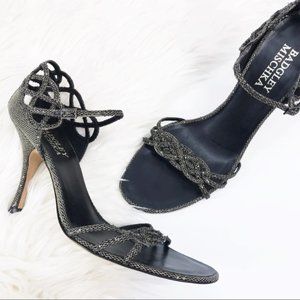 •Badgley Mischka• Vintage Shimmer Strappy Heels